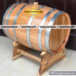 Bán thùng gỗ sồi ngâm rượu 200 lít