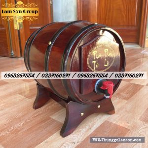 Mua trống gỗ đựng rượu vang